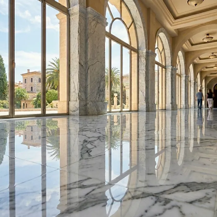 Marble polishing